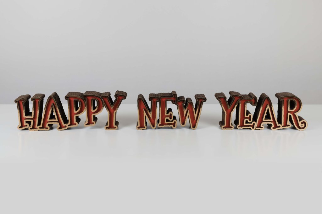 HAPPY NEW YEAR RETRO