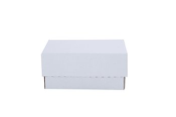 14 x 9 x 6,5 cm beyaz kapaklı kutu