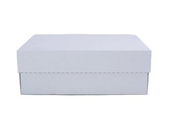 24 x 19 x 9 cm beyaz kapaklı kutu