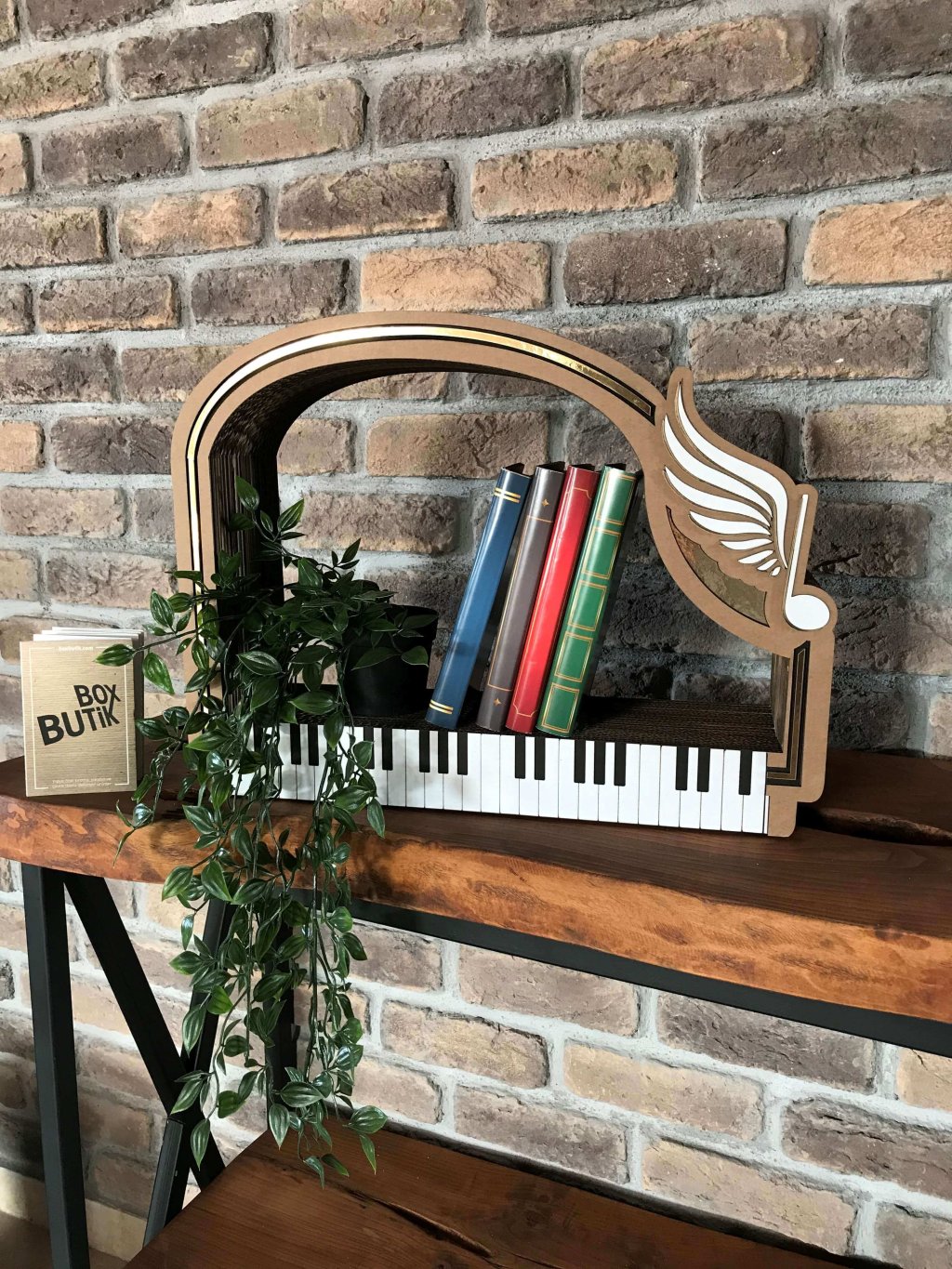 piano bookshelf