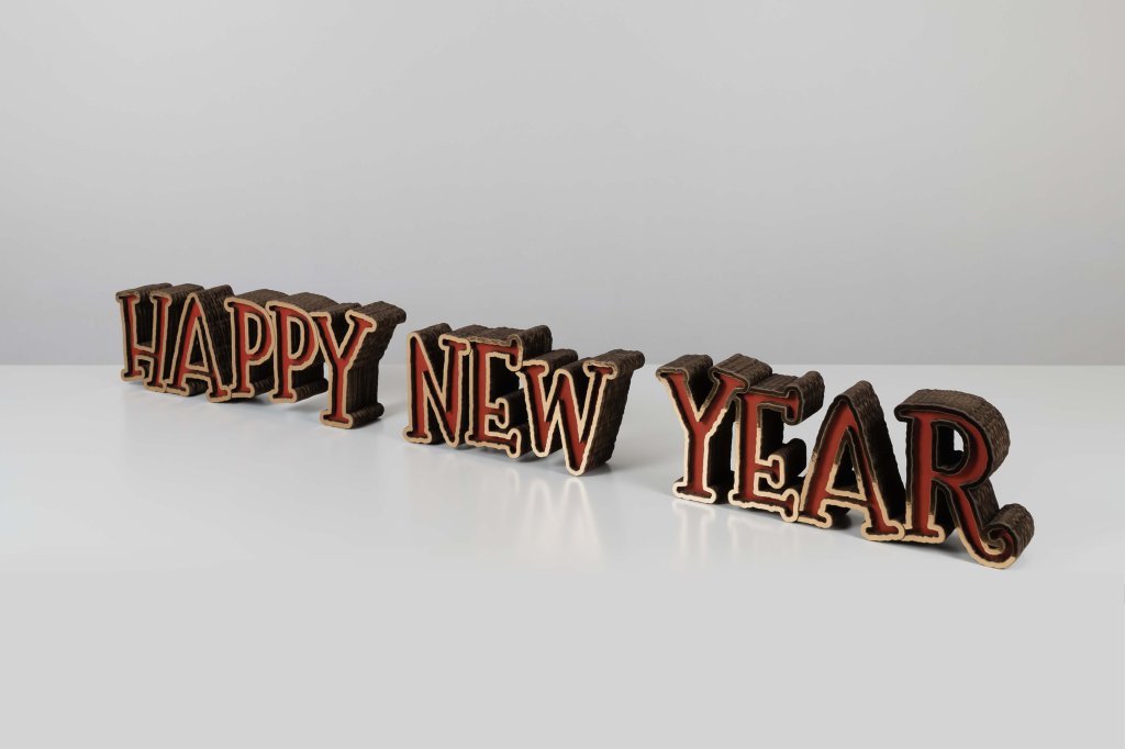 HAPPY NEW YEAR RETRO
