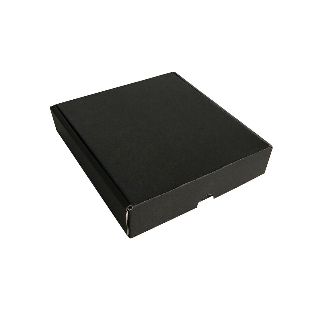 15 x 17 x 3,5 cm siyah mini kutu