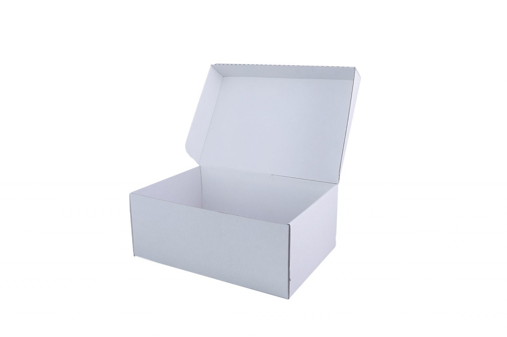 31 x 21 x 12,5 cm beyaz kapaklı kutu