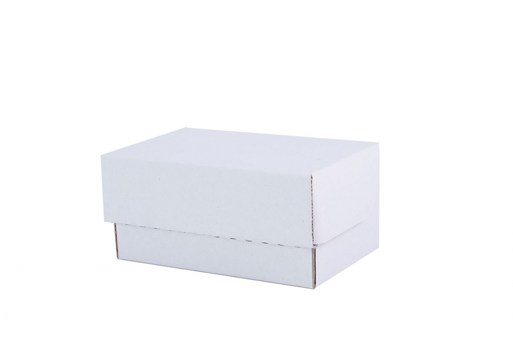 14 x 9 x 6,5 cm beyaz kapaklı kutu