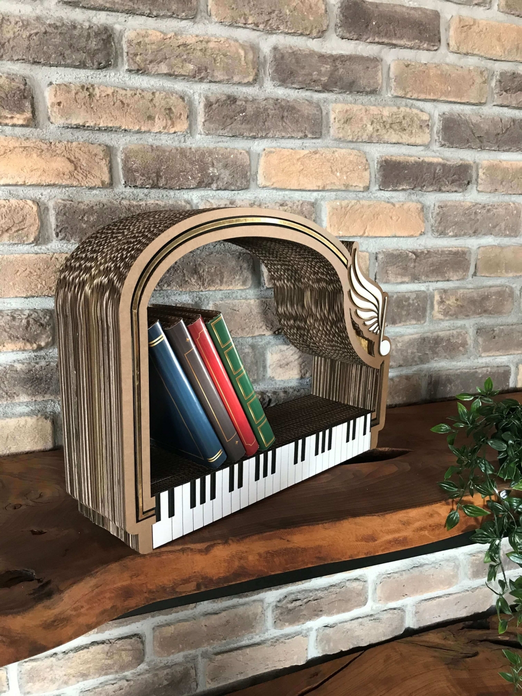 piano bookshelf